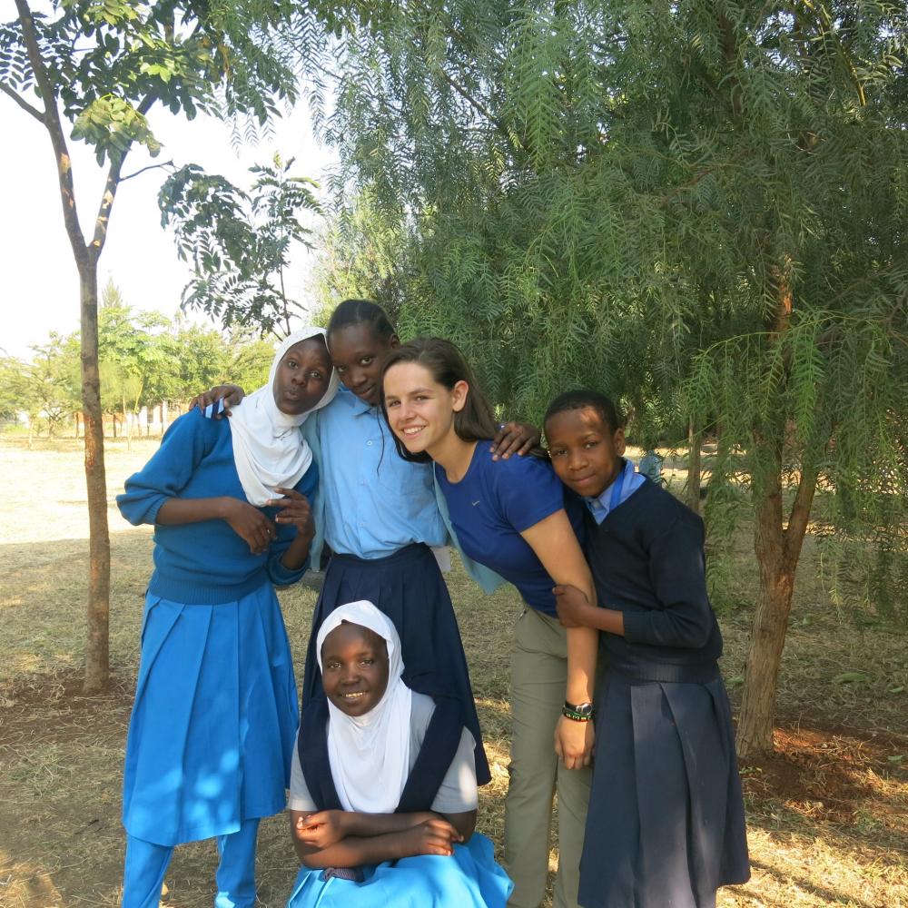 Waimon got very close with the students of Yakini School even to the point where they shared personal stories with her.