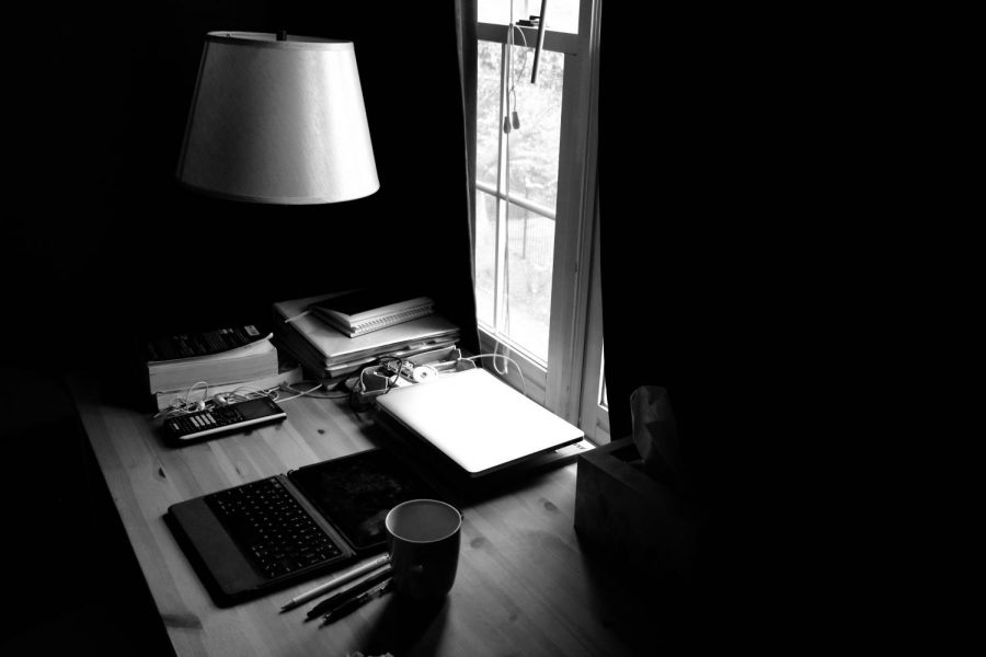Students must adjust to working on their own during the e-learning period.