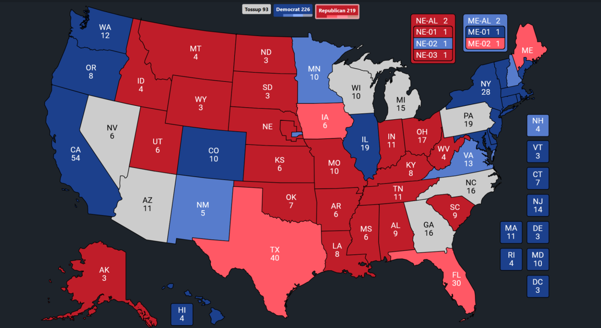 2024 Presidential Election Electoral Map