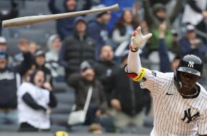Jazz Chisholm Jr. is one of several New York Yankees using a "torpedo bat" this season. The bats have become the talk of baseball.