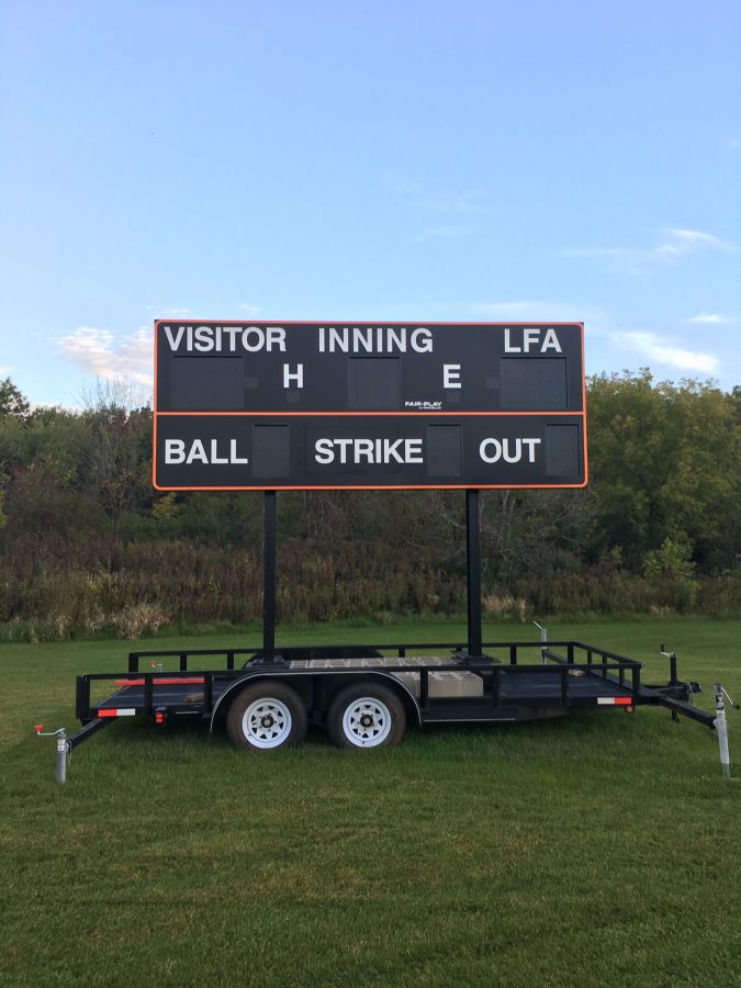 The new scoreboard is ready to use