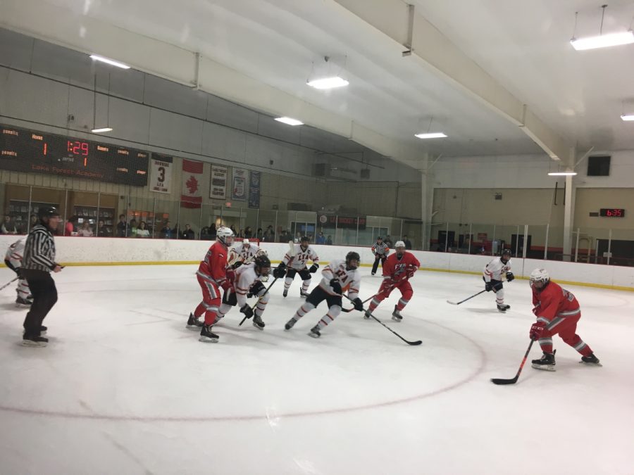 LFA Prep Hockey kicked off the weekend with a 7-0 victory of the Fountain Valley School.