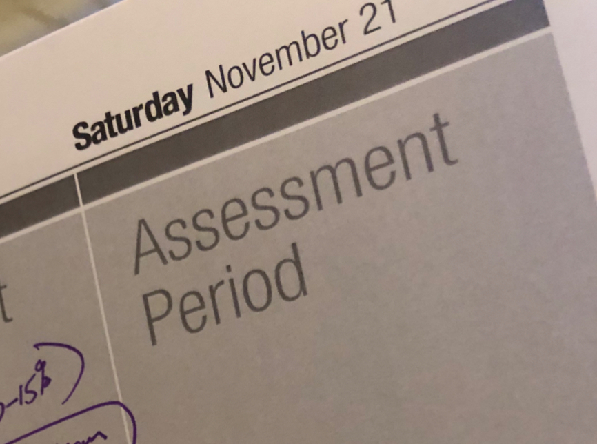 This year’s assessment period stretches over the third weekend in November. 