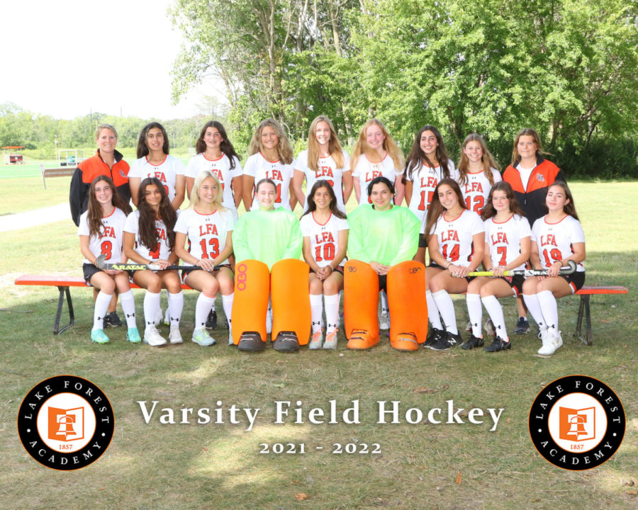 Lake Forest Academy’s Varisty Field Hockey Team featuring new coach, Greta Kullby.