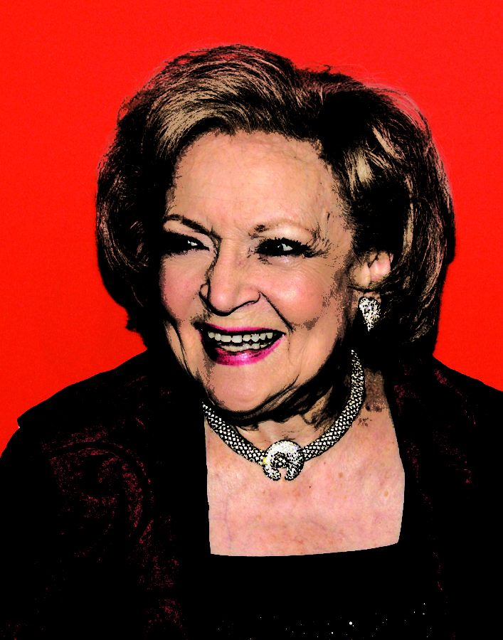 Betty White pictured above. Photo courtesy of Creative Commons