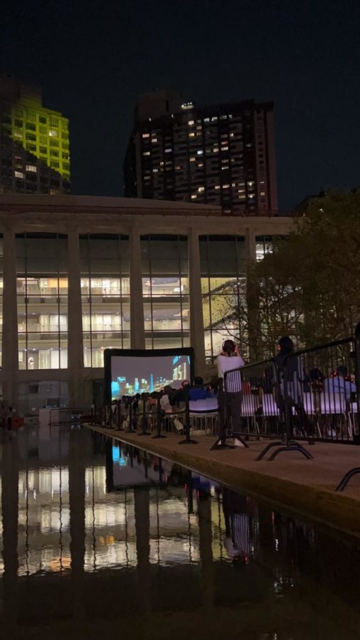 Summer outdoor screening organized by Asian Film Festival in New York City. 