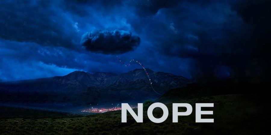 The Nope movie was advertised.