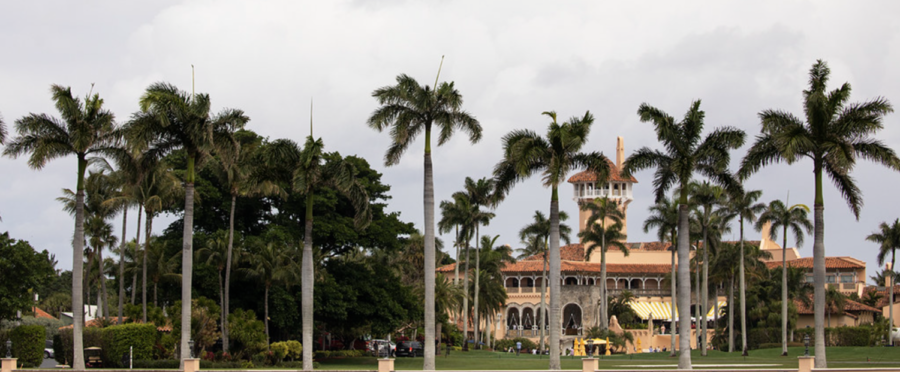 A photo of Trump's Mar-a-Lago Club in Palm Beach, Florida. 