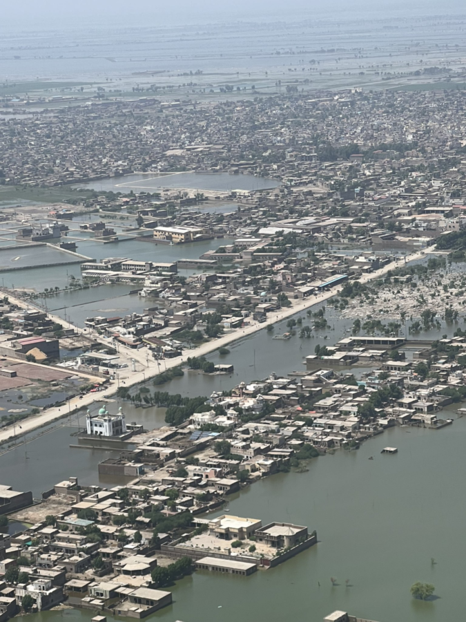 The devastation in Pakistan after the flooding.