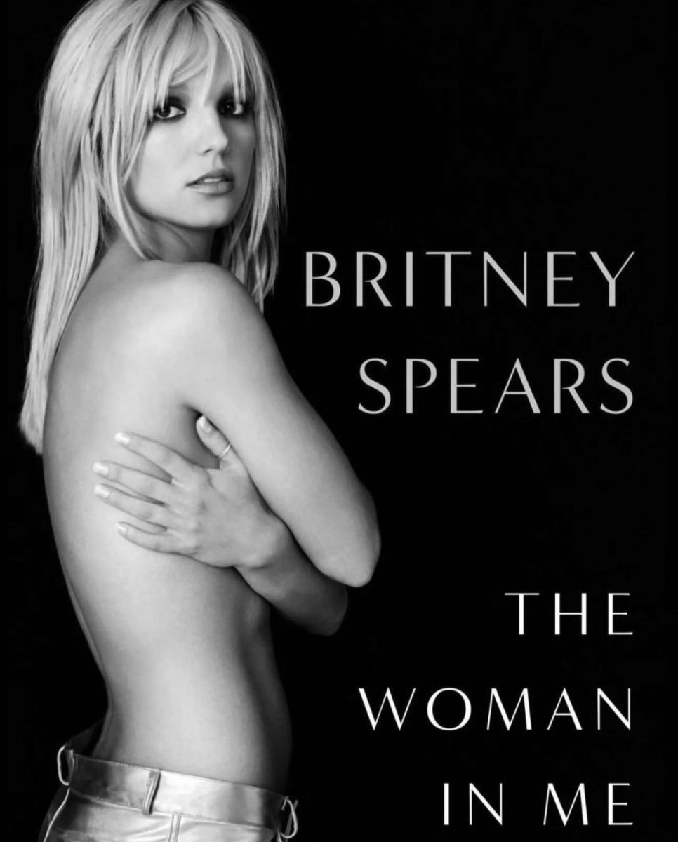 This is the cover of Britney Spear's new book The Woman in Me. 