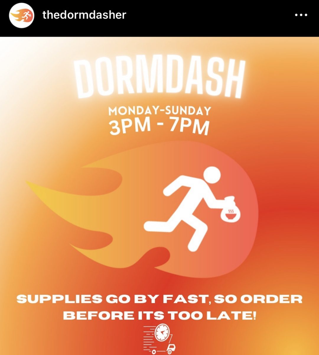 Photo of the new dormdash flyer