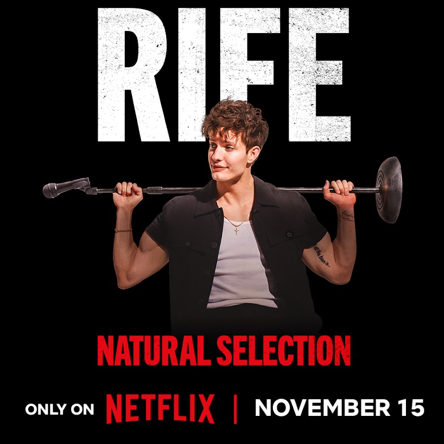 The poster for Matt Rife's comedy special "Natural Selection".