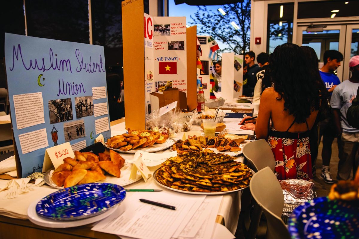 Students explore different cuisines from affinity groups at Jamnesty on May 3rd 2024.
