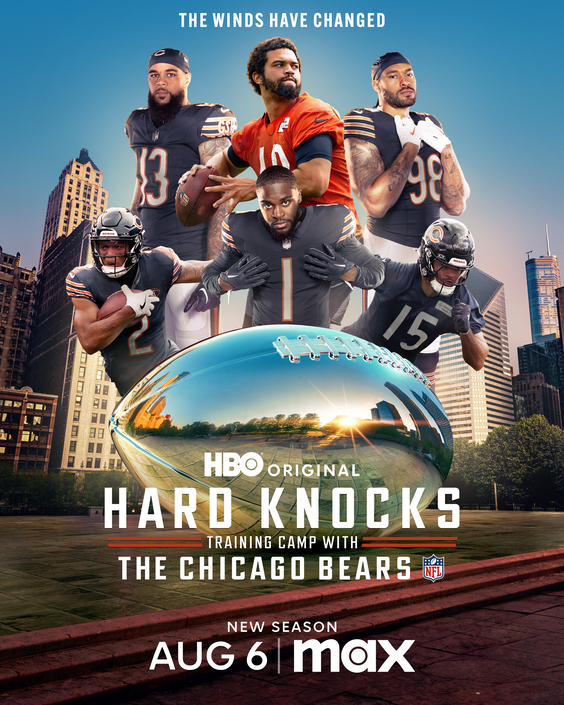 Chicago Bears poster for “Hard Knocks”.