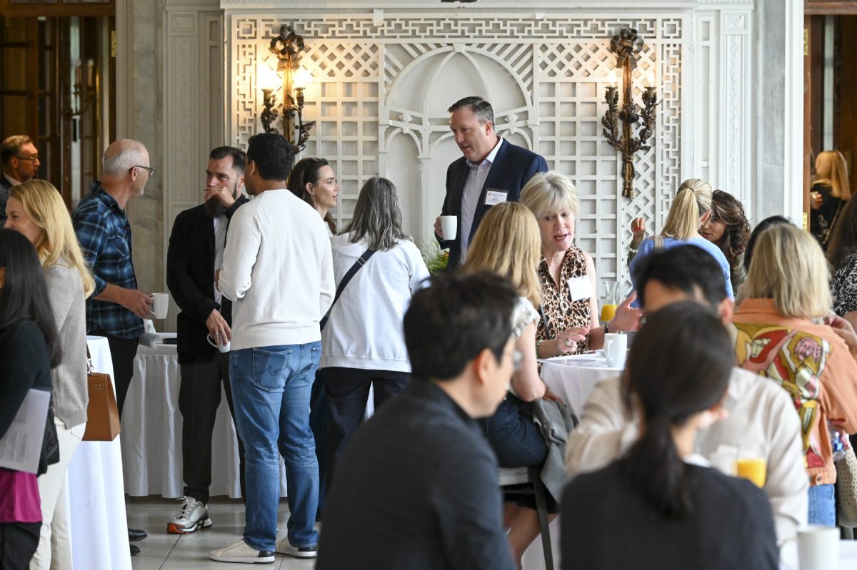 Parents of LFA students connect at the Parents Association Welcome Luncheon.