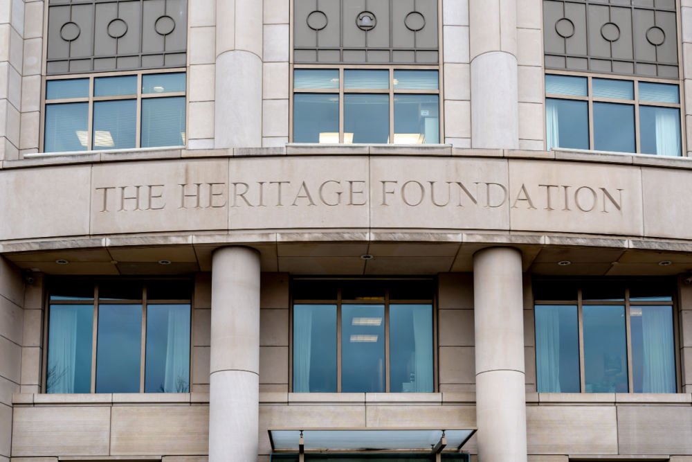 The main headquarters for the Heritage Foundation stands in Washington D.C.