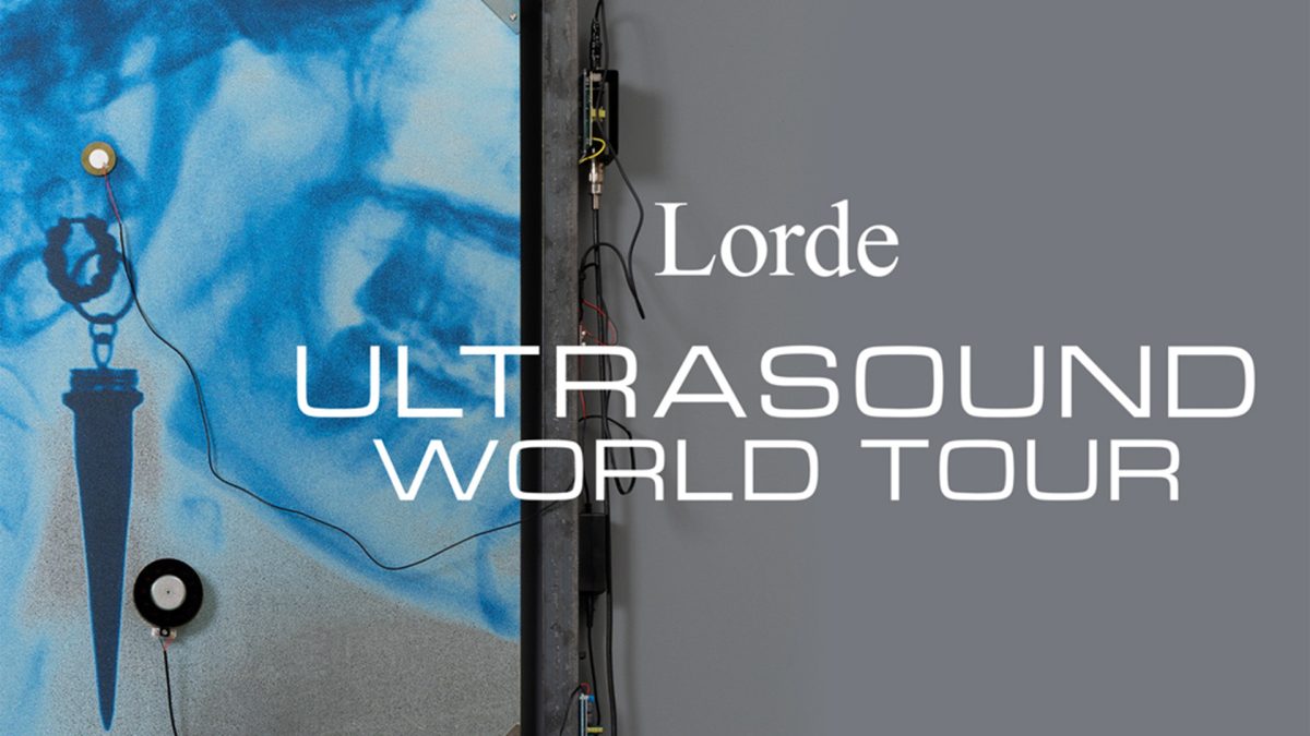 The official "Ultrasound World Tour" poster.