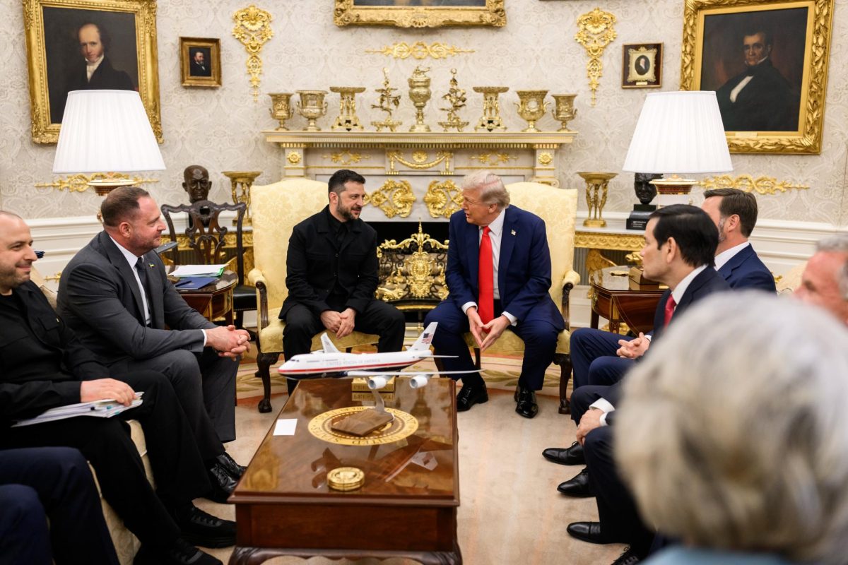 Trump meets with European leaders to discuss U.S. support of Ukraine. (Courtesy of The White House)
