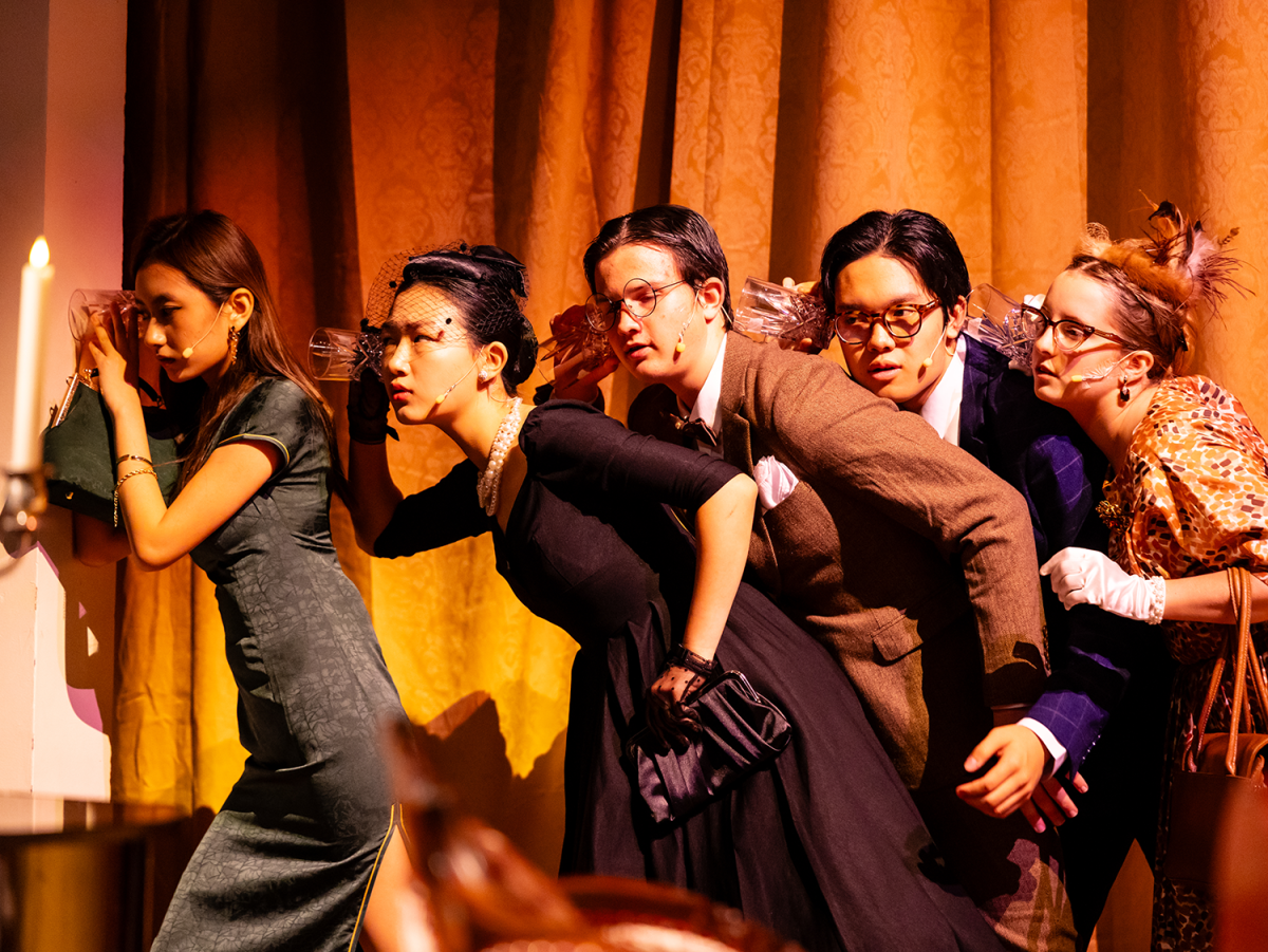 Left to right: Coco Zheng ‘28, Grace Wang ‘27, Levi VandeVenter ‘29, Patrick Wang ‘27 and Lydia Freeman ‘26.