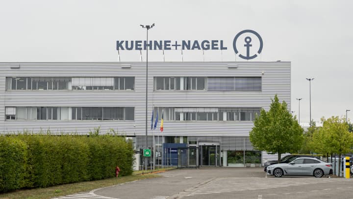 The stockpile of birth control remains in the Kuehne+Nagel warehouse in Belgium. (Courtesy of CNN)