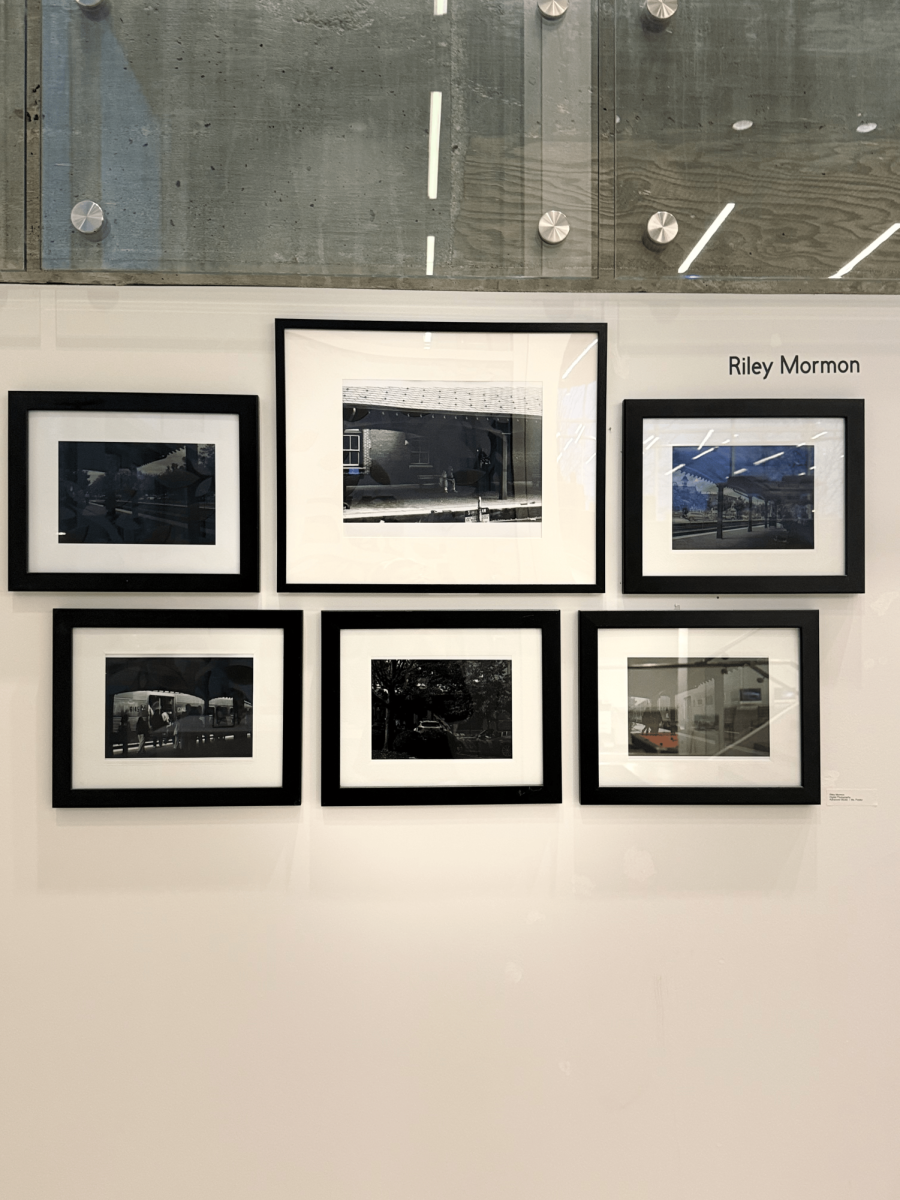 Photos by Riley Mormon '26 hang in the JC Cowart Student Center.