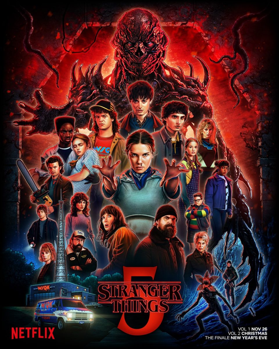 The official "Stranger Things" season five poster. (Courtesy of @strangerthingstv on Instagram)