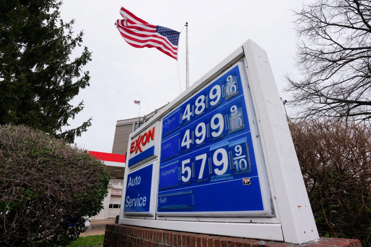 Gas prices skyrocket mid-March in Washington D.C. amid Iran conflict.